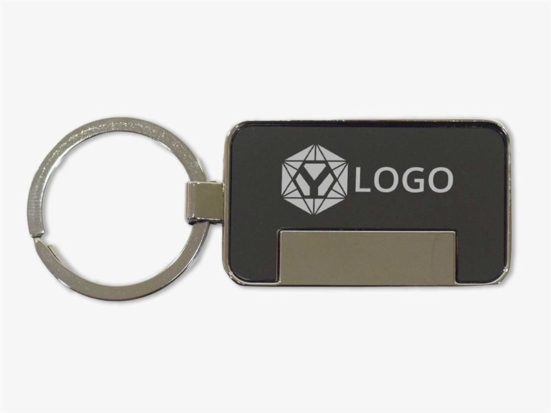 Heavy Metal & Stitched Leather Dealership Keychains